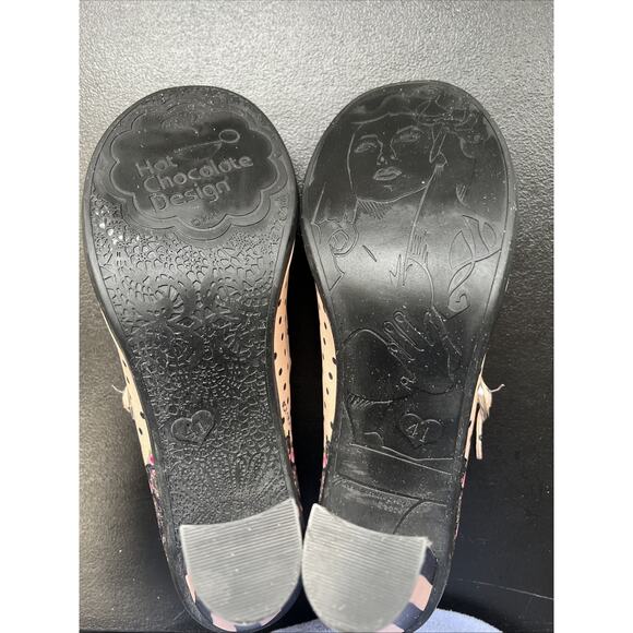 Hot Chocolate Designs Chocolaticas Doris Polka Dot Mary Jane Heels Size 41/US 11 - Picture 12 of 13